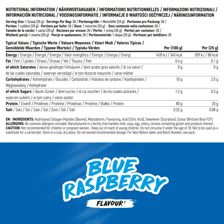 Applied Nutrition BODYFUEL Clear Beef Protein Isolate 500g (20 Serving ...