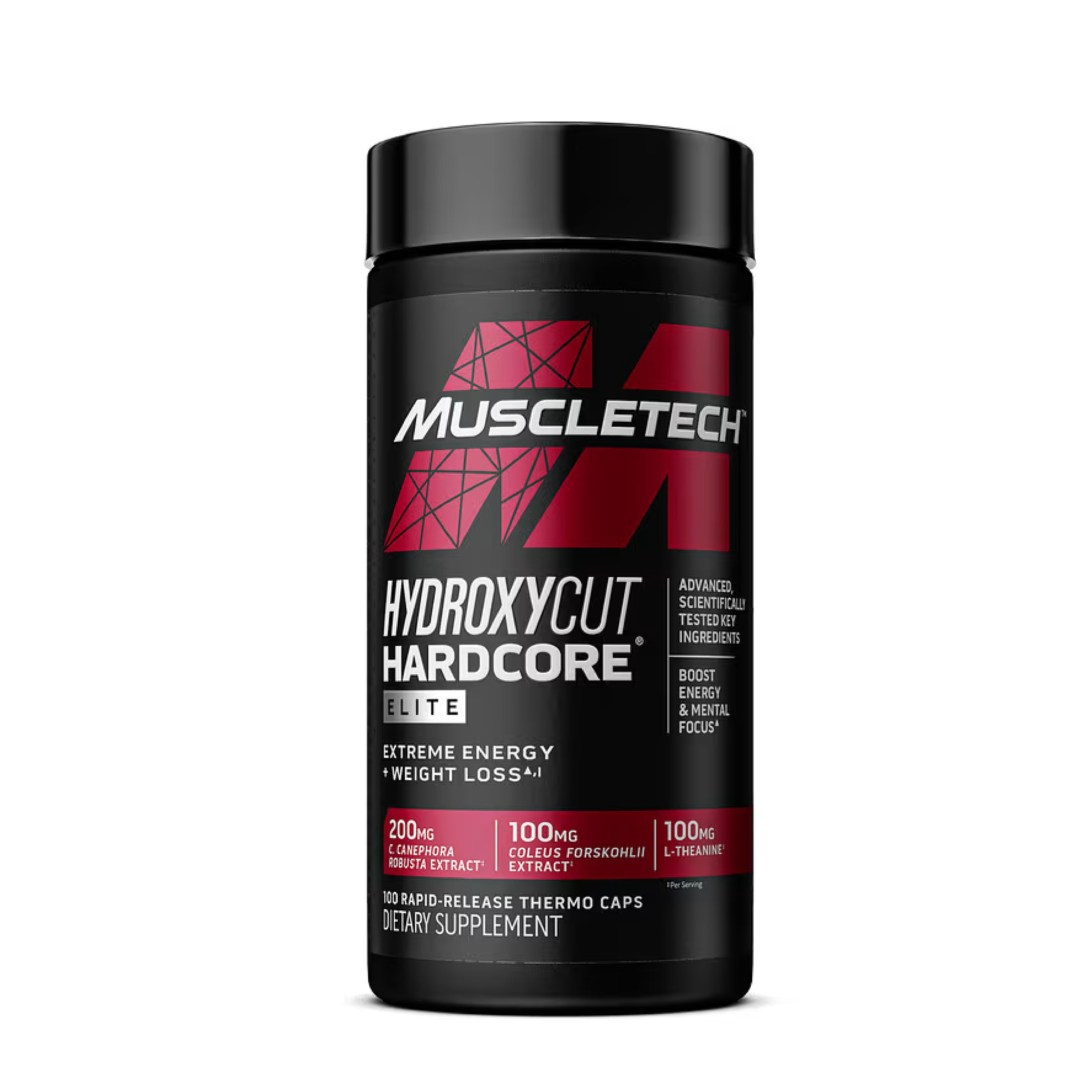 MuscleTech Hydroxycut Hardcore Elite 100 Capsules – Eagle